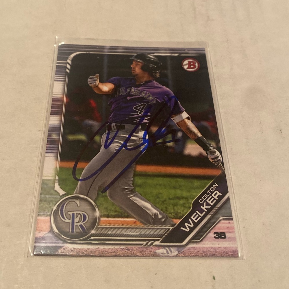 2019 Bowman prospect Colton Welker